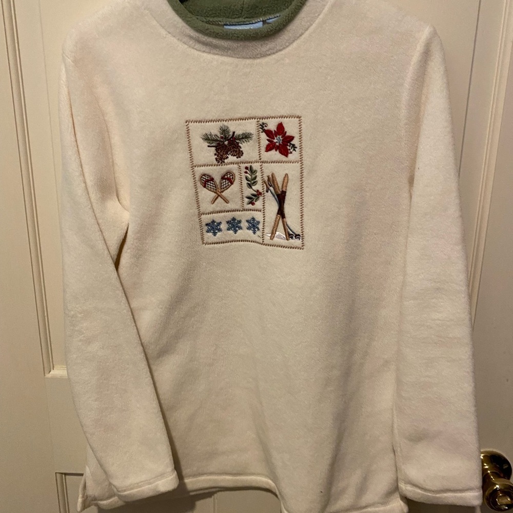 Croft & Barrow Fleece Winter Pullover SIZE S